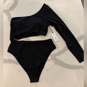 Shade and shore one shoulder one piece